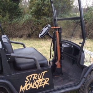 UTV Golf Cart Vertical Gun Rack Double 525UF