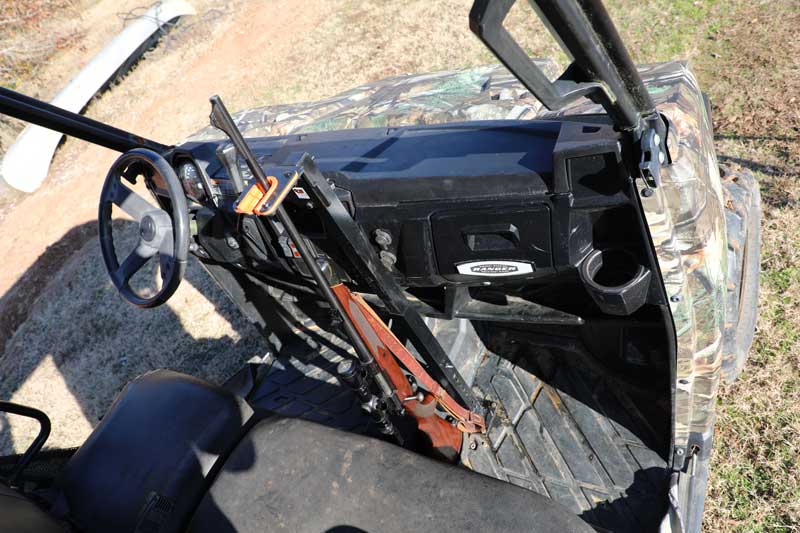 Double Head Rest Vehicle Gun Rack with 2 Gungrabbers 2 Butts - The Gun  Grabber