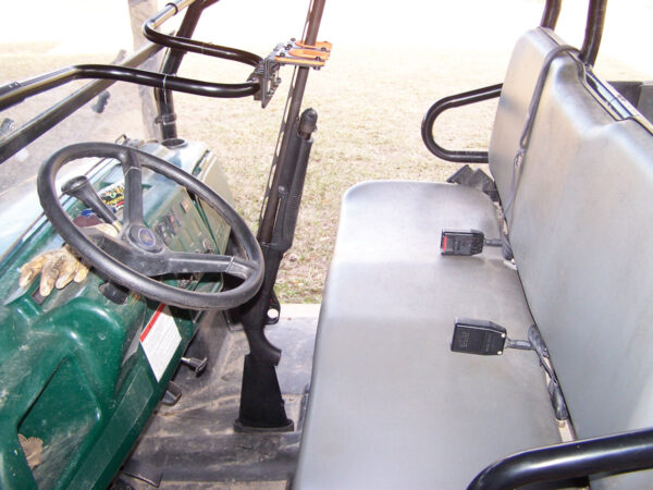 gun rack sporting clays golf cart