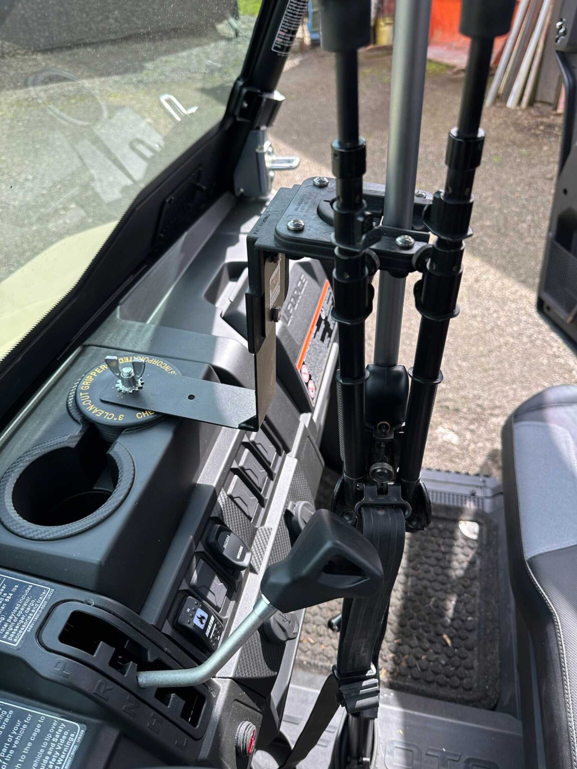 2024 CF Moto Force 600 UTV Cup Holder Gun Rack The Gun Grabber